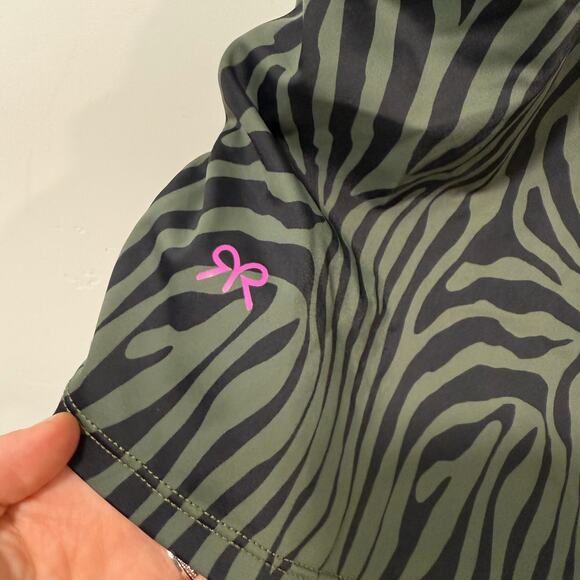 Ruby Ribbon Women's Sports Tank Racerback Square Neck Black Green 44 - Picture 4 of 8